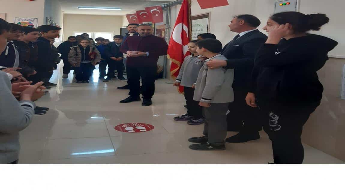 İlçe Milli Eğitim Müdürümüz Mustafa ALKAN, okulumuzu ziyaret etti.